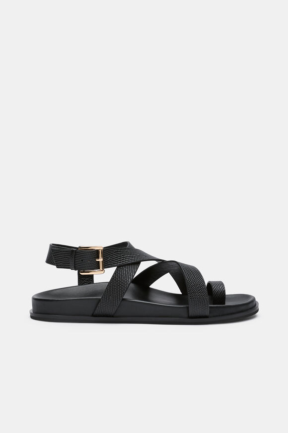 Tori Footbed Sandal  Black  hi-res