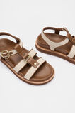 Callie Woven Caged Sandal  Deep Tan  hi-res