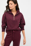 Heritage Zip Sweat  Plum Red  hi-res