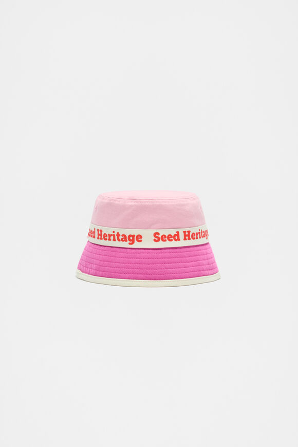 Mini Bucket Hat  Pink Multi  hi-res