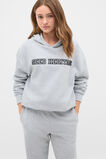 Logo Embroidered Hoodie  Cloud Grey Marle  hi-res