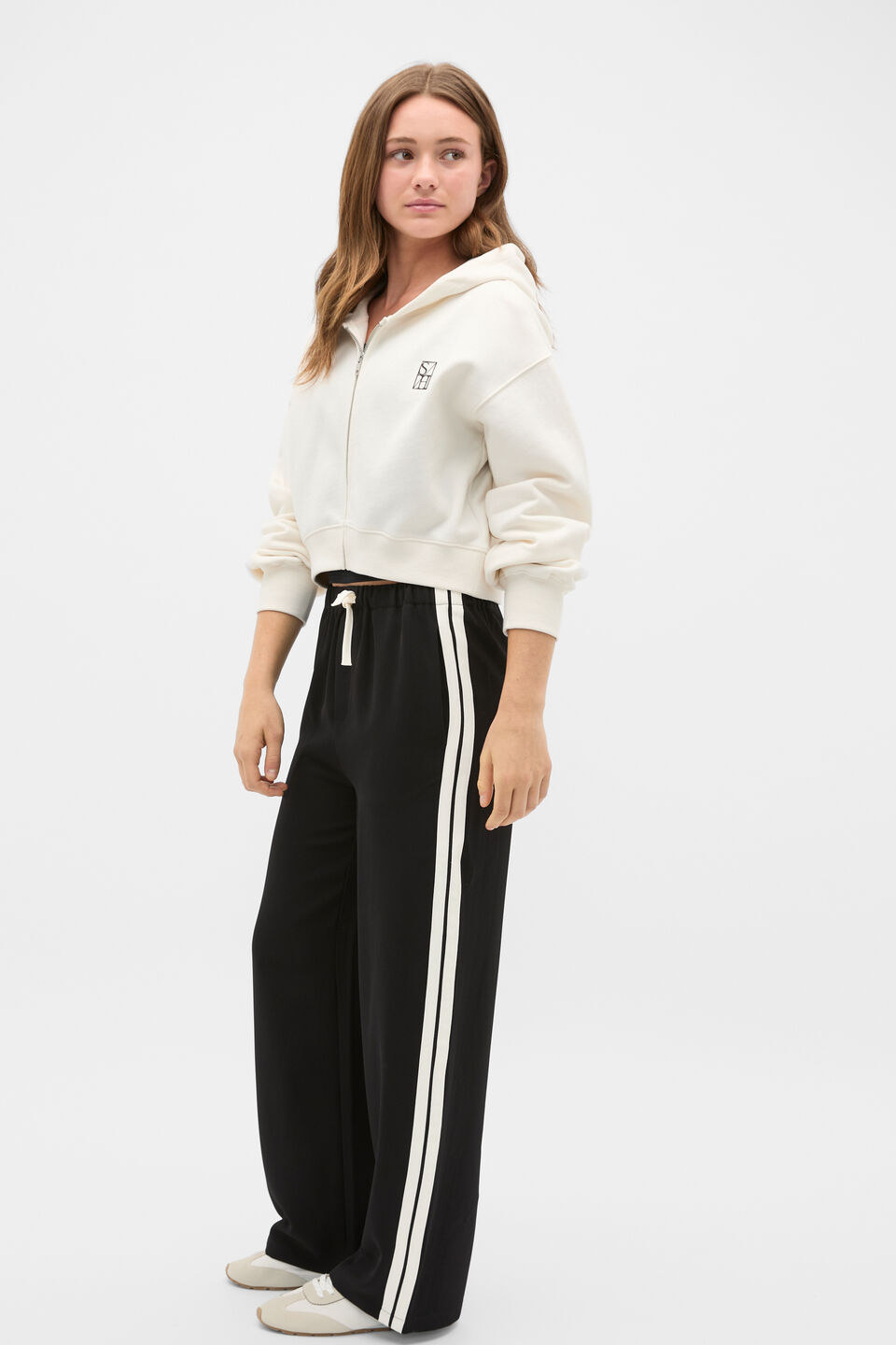 Side Stripe Pant  Black