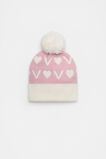 Heart Initial Beanie  V  hi-res