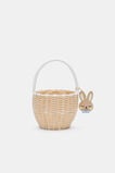 Woven Bunny Basket  Milk Tea  hi-res