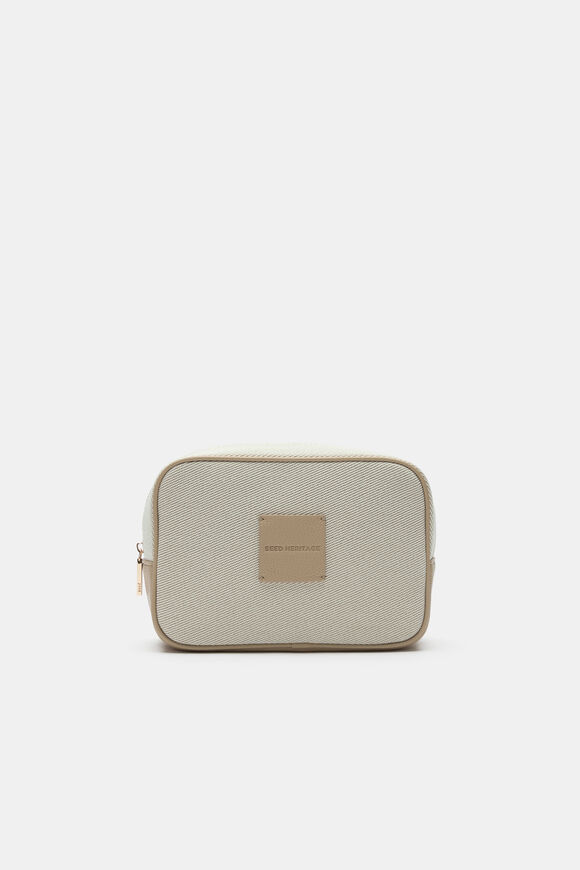 Small Cosmetic Bag  Sandstone  hi-res
