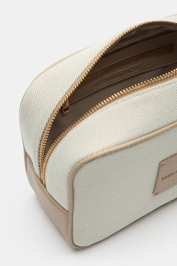 Small Cosmetic Bag  Sandstone  hi-res