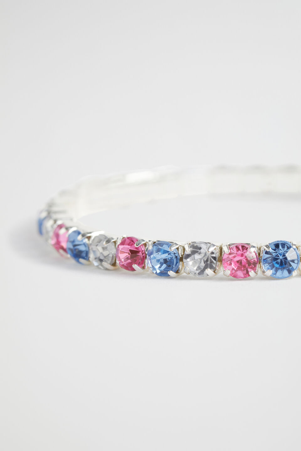 Diamante Stretch Bracelet  Multi