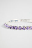 Diamante Stretch Bracelet  Orchid  hi-res