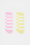 Stripe Sock 2 Pack  Lemongrass  hi-res