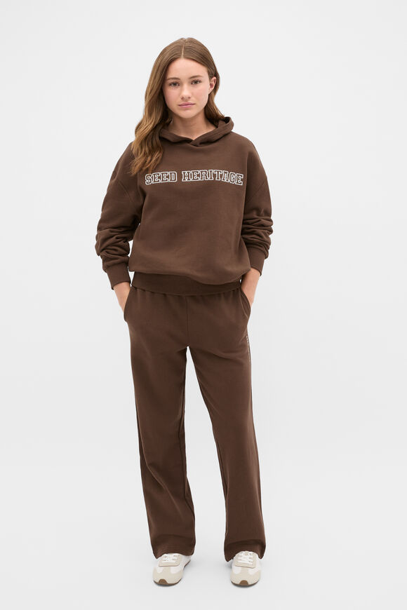 Roll Waist Logo Track Pant  Chocolate  hi-res