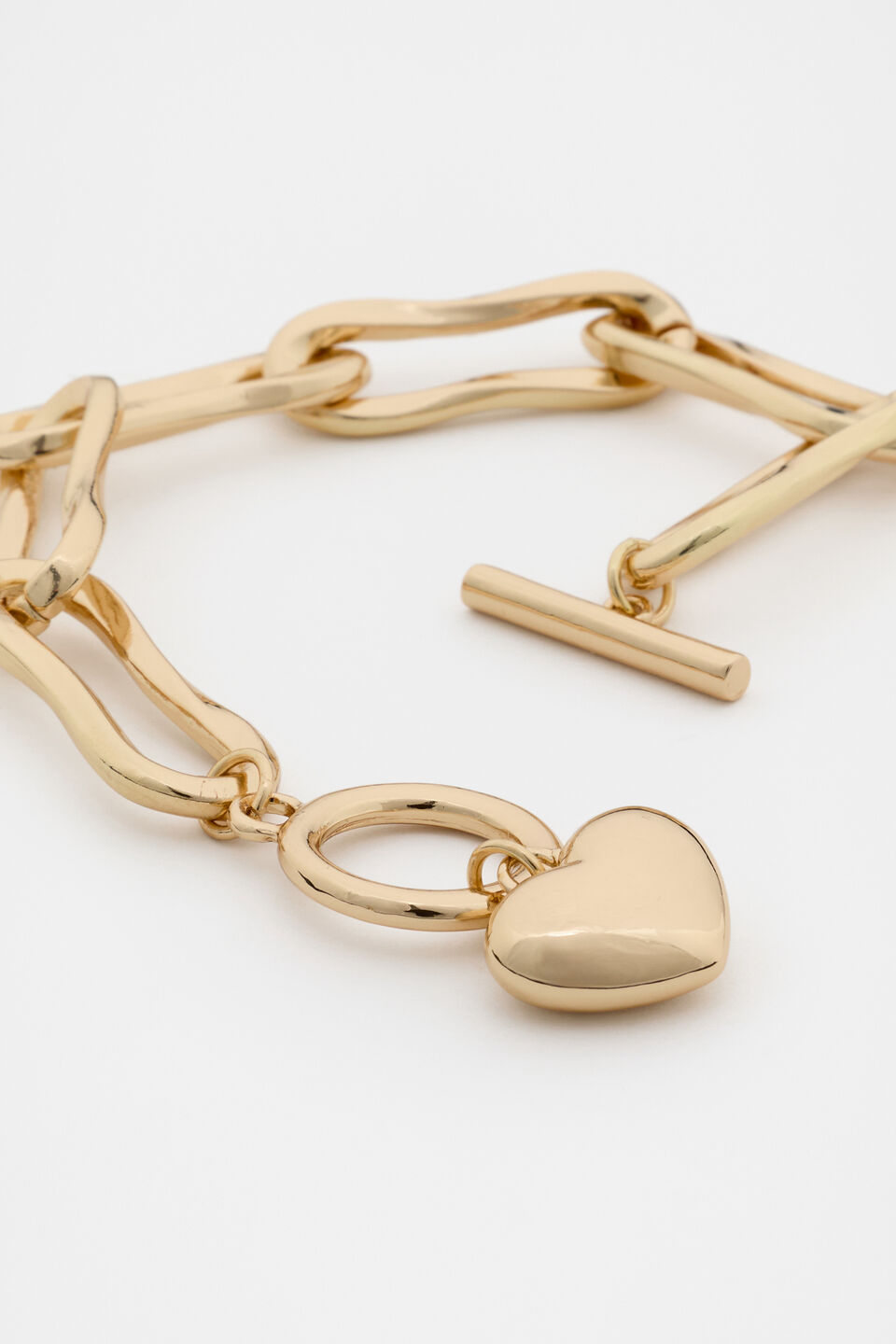 Heart Bracelet  Gold