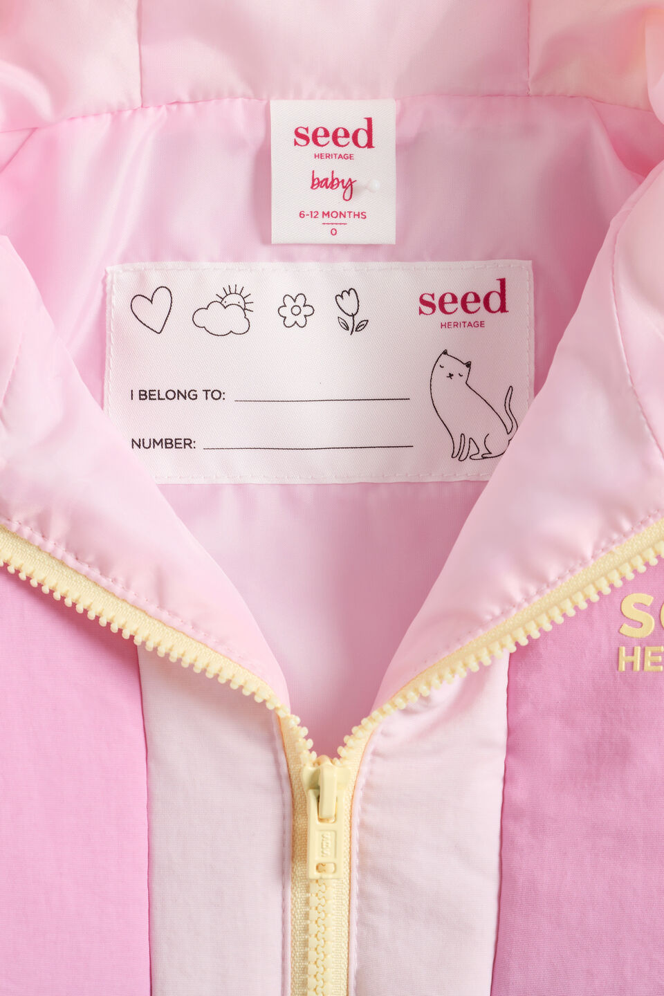 Colourblock Logo Spray Jacket  Pink Lemonade