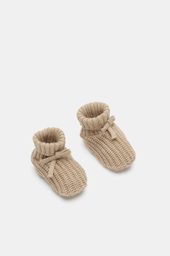 Knit Bootie  Nutmeg Marle  hi-res