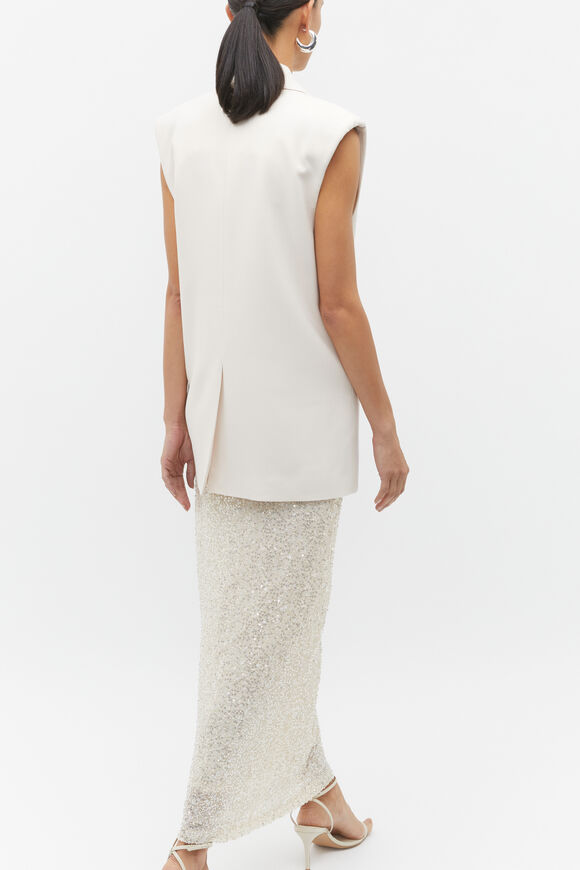 Tailored Boxy Vest  Frappe  hi-res