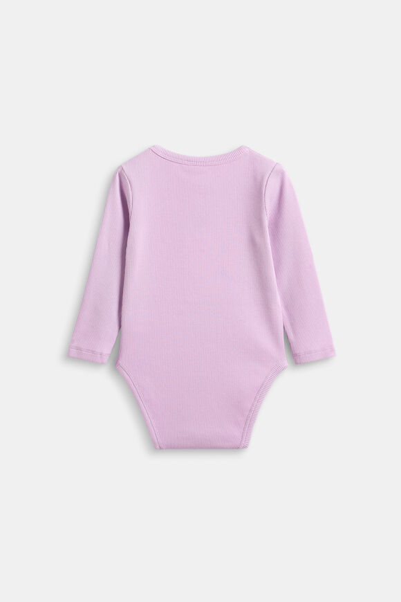 Core Logo Rib Bodysuit  Orchid  hi-res