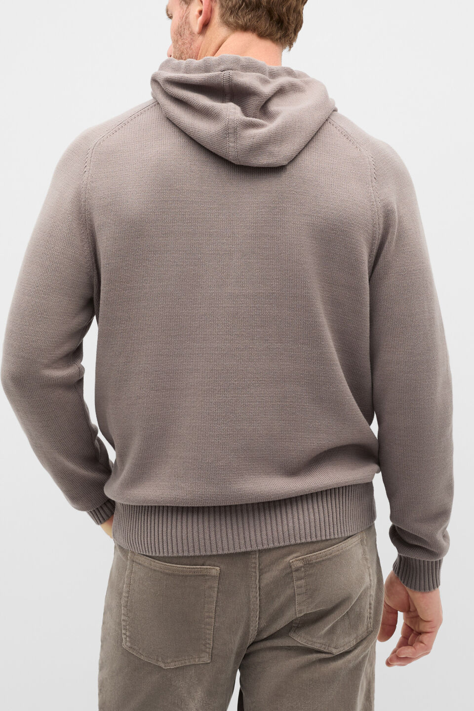 Cotton Hoodie  Taupe