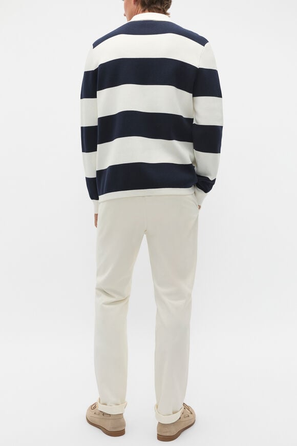 Heritage Knit Rugby  Twilight Blue  hi-res