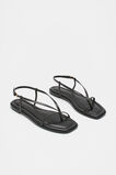Chiara Flat Sandal  Black  hi-res