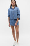 Slouchy Denim Shirt  Mid Wash  hi-res