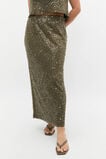 Sequin Lace Skirt  Olive Leaf  hi-res