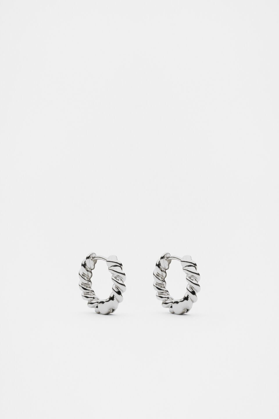 Fine Rope Earring  Silver