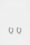Fine Rope Earring  Silver  hi-res