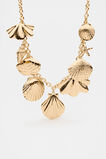 Shell Charms Necklace  Gold  hi-res