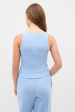 Square Neck Logo Tank  Cloud Blue  hi-res