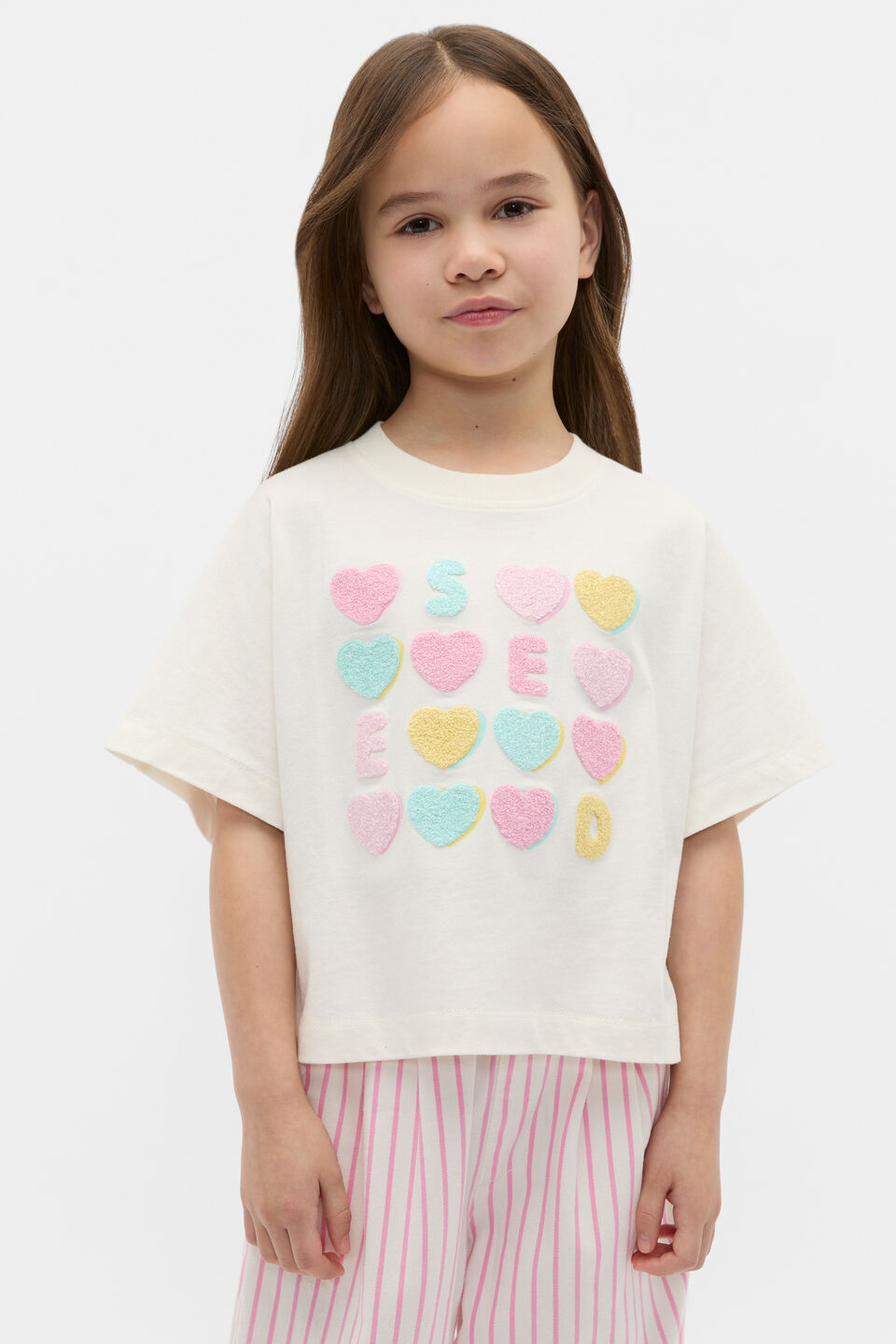 Heart Tee  Classic Cream