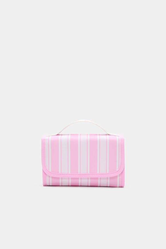 Stripe Cos Bag  Pink Multi  hi-res