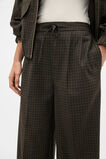 Check Elasticated Pant  Coffee Bean Check  hi-res