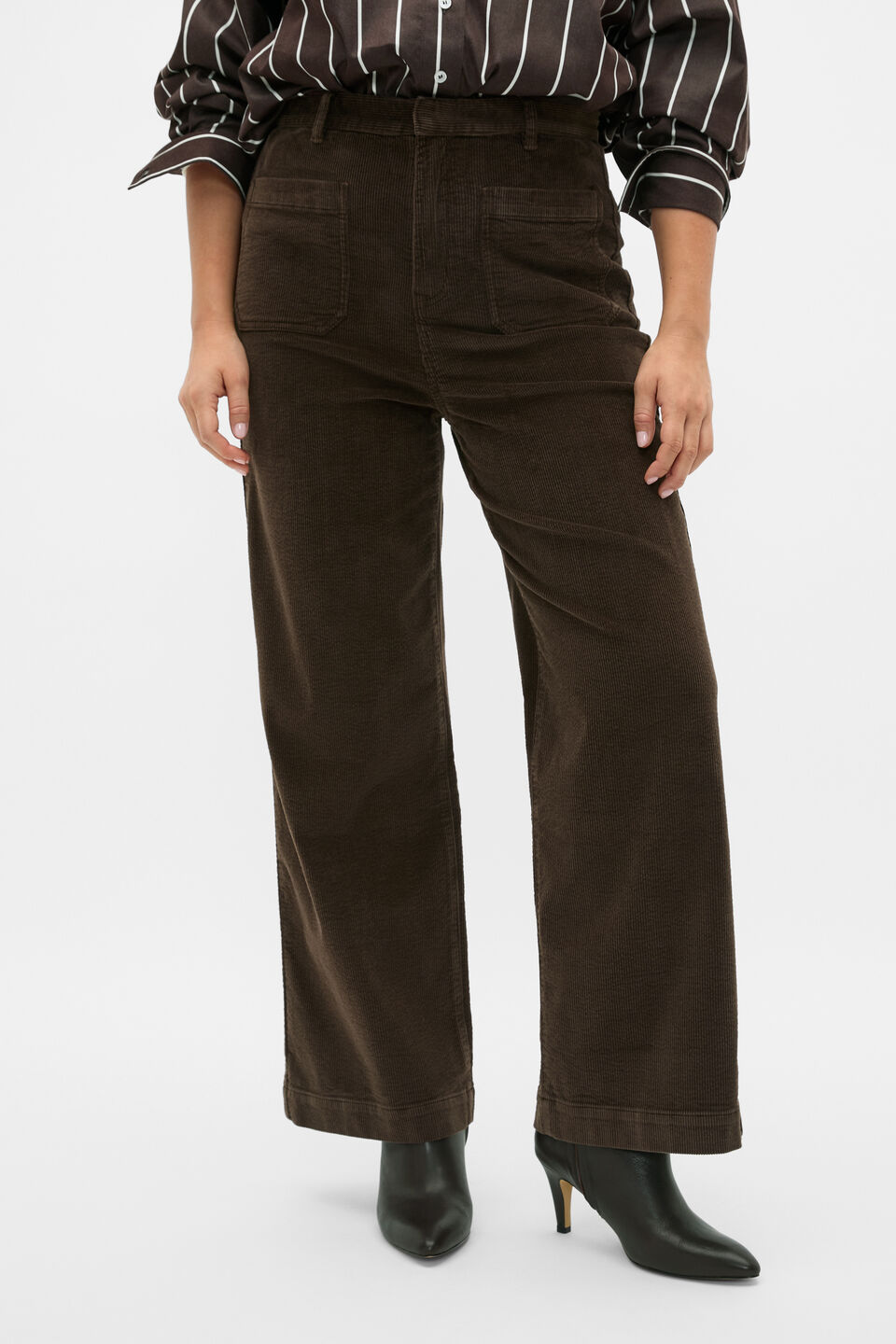 Corduroy Pocket Front Pant  Coffee Bean