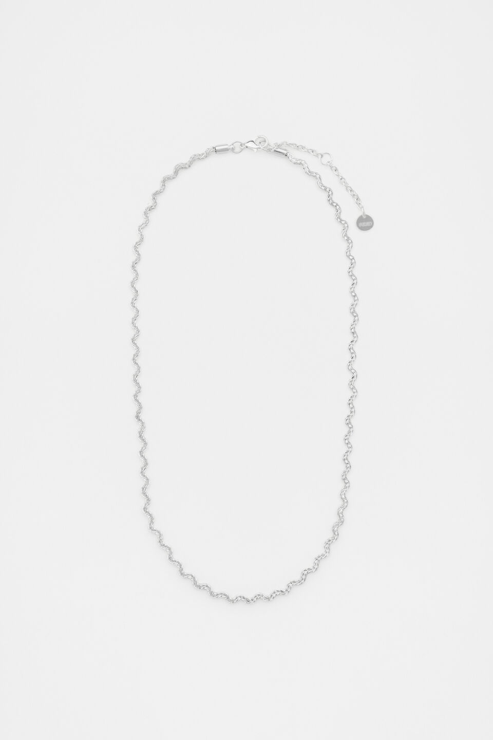 Ripples Chain Necklace  Silver