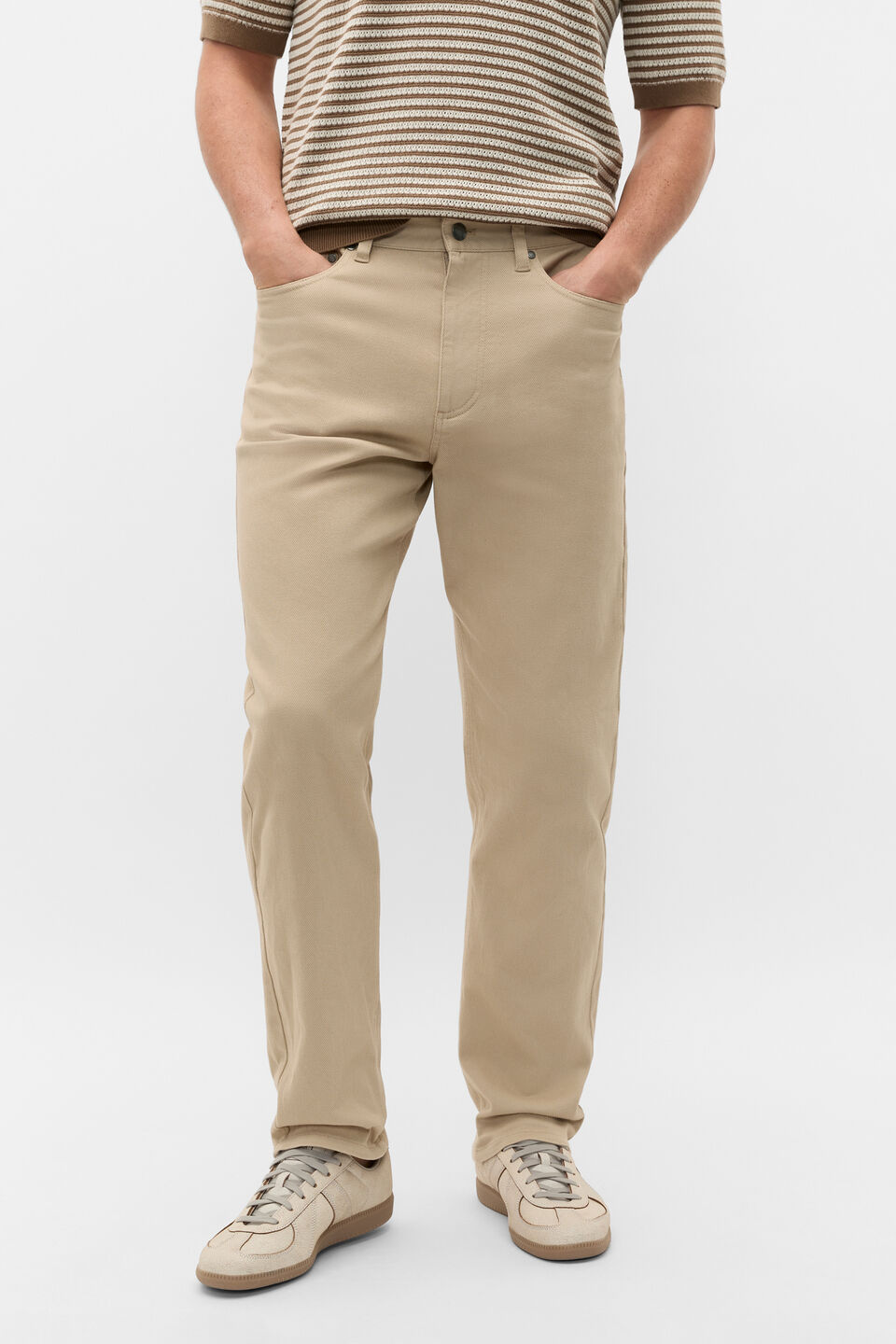 Relaxed Fit Five Pocket Pant  Birch