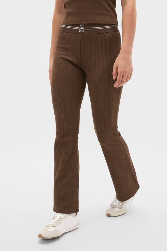 Logo Kick Flare  Chocolate  hi-res