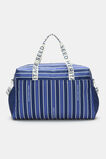 Stripe Weekender Bag  Blue Multi  hi-res