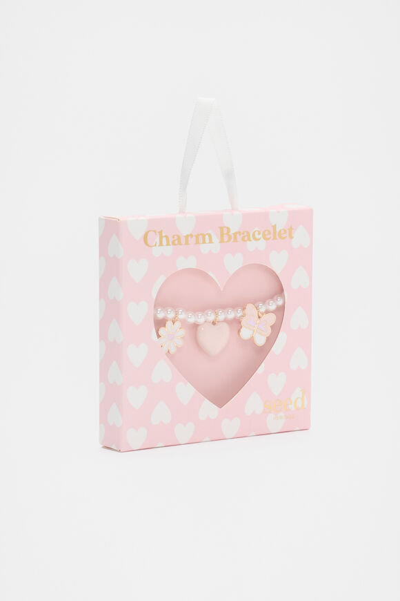 Pearl Charm Bracelet  Multi  hi-res