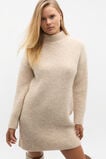 Lofty Mini Knit Dress  Latte Marle  hi-res