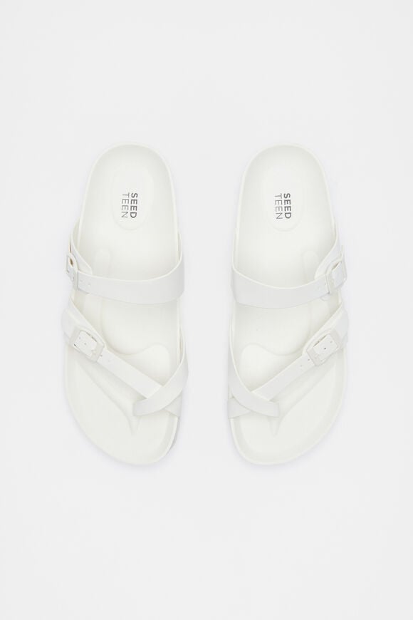 Cross Strap Slide  Canvas  hi-res