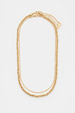 Rope Chain Necklace Set  Gold  hi-res