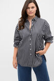 Stripe Cotton Oversized Shirt  Twilight Blue Stripe  hi-res