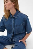 Denim Boxy Shirt  Heritage Wash  hi-res