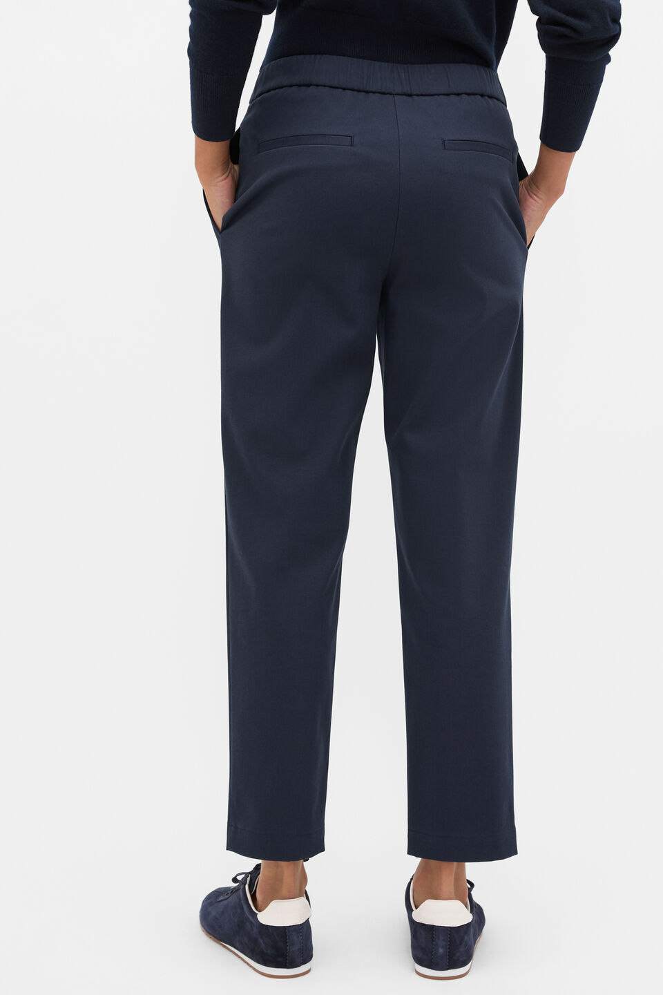 Pintuck Tapered Pant  Twilight Blue