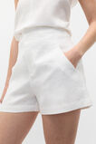Core Linen Waisted Short  Whisper White  hi-res