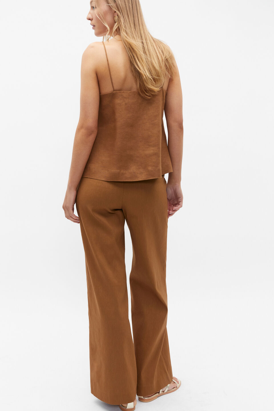 Core Linen Camisole  Cinnamon Spice