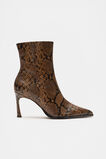 Zia Ankle Boot  Toffee Snake Print  hi-res