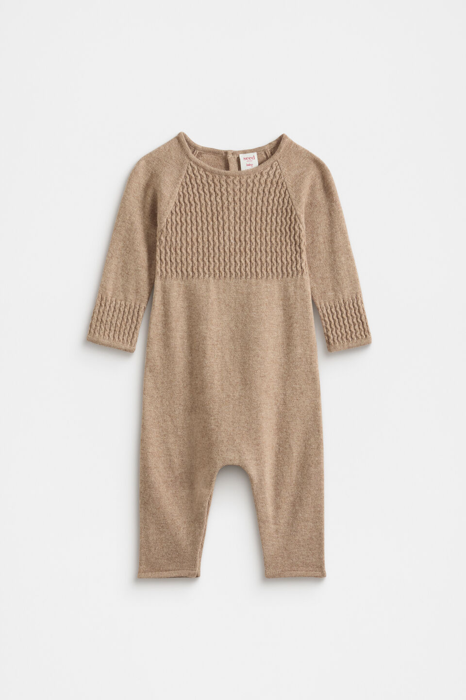 Cable Knit Jumpsuit  Nutmeg Marle