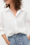 Linen Oversized Shirt  Whisper White  hi-res