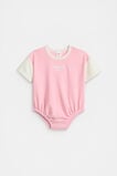 Logo Oversized Bodysuit  Bubblegum  hi-res