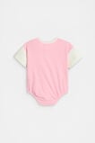Logo Oversized Bodysuit  Bubblegum  hi-res